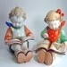 RESERVED for Gracie Wonderful Boy Girl Reading Figurines Vintage