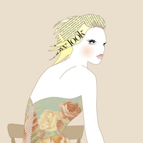 Elegant Beauty print by Lottie Frank