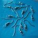 25 Sets (50 pcs) Silver tone Earwires 18mm Nickel Free -- F2a