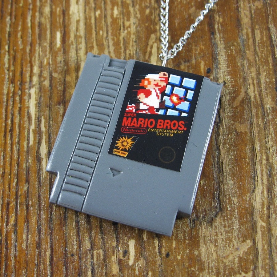 Large NES Nintendo Game Necklace