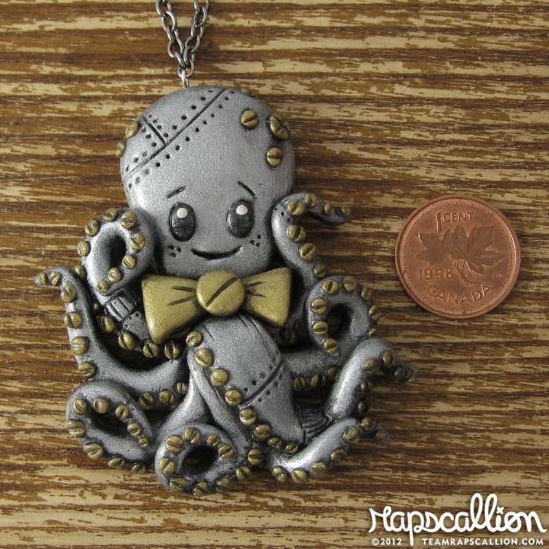 Steampunk Octopus Necklace