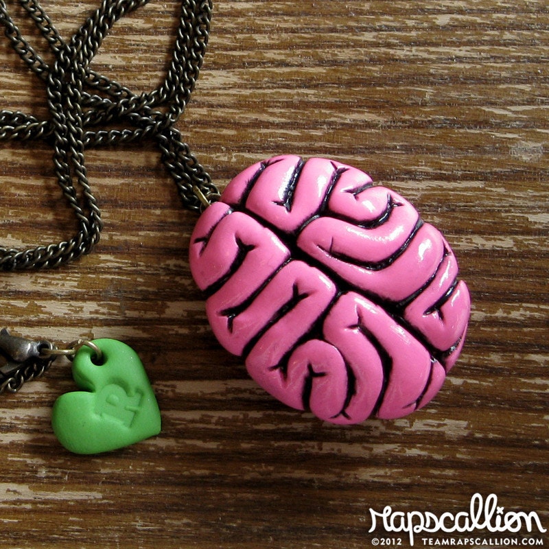 Brain Locket Necklace