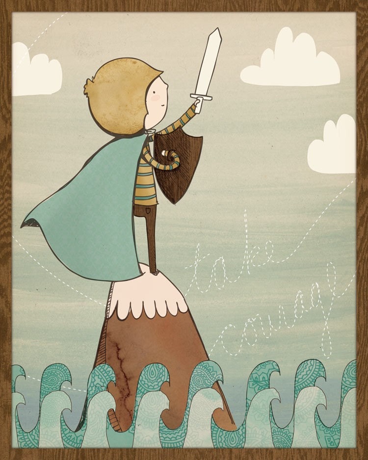 Take Courage print
