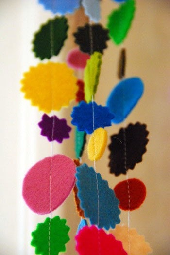 wool felt garland