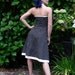 Swing Dress (Black w/ White Polka Dots)