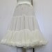 Single Layer Deep Ivory Knee Length Wedding Chiffon Petticoat-----------------available in other color