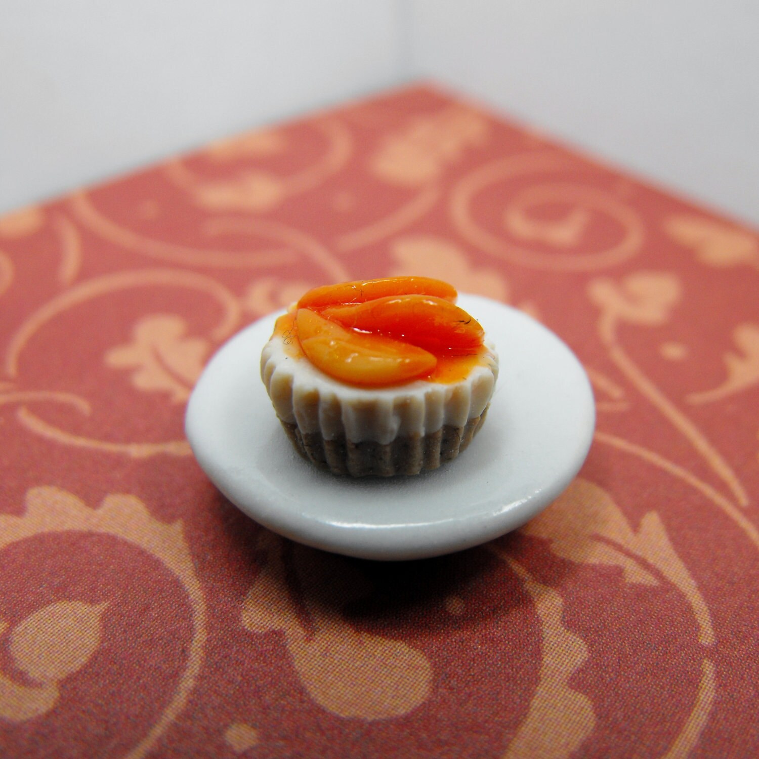 Peach Cheesecake--Miniature