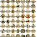 Vintage Anatomy Hair Pin Set - Pick Your Parts