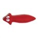 Plush planarian - red flatworm