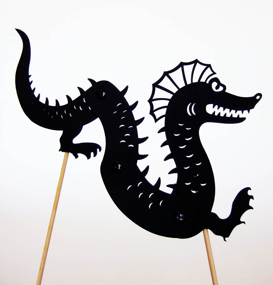 Seamonster Shadow Puppet
