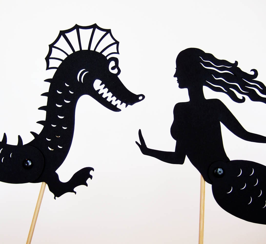 Seamonster Shadow Puppet