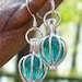Recycled Antique Mason Jar Earrings