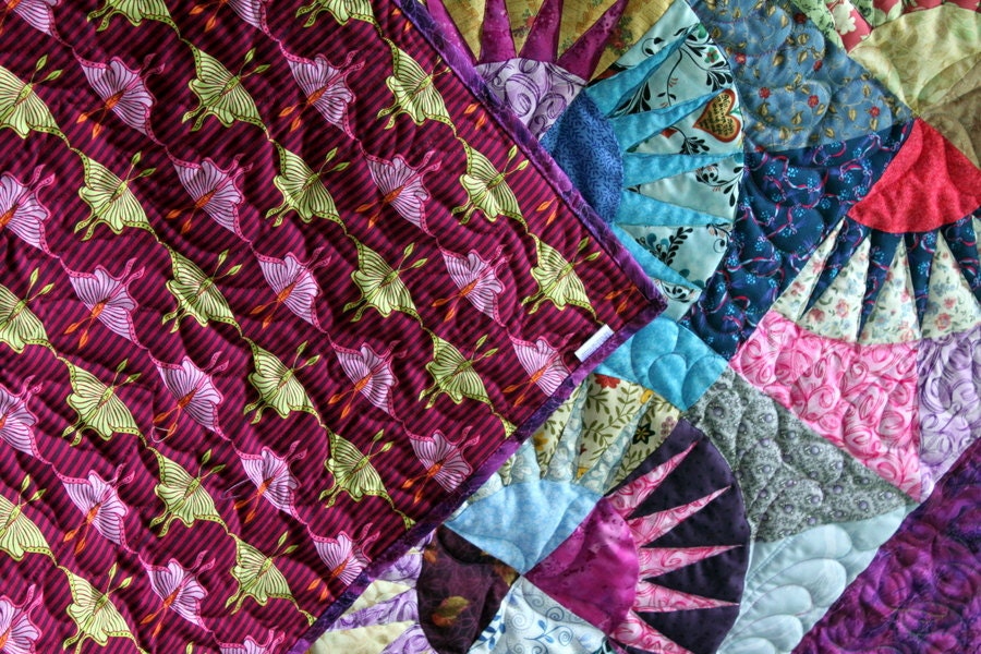 Reserved for JULIE NEW York Beauty Scrappy Style 65" x 74" multicolor splendor
