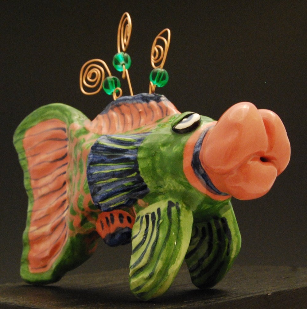Ceramic Fish Sculpture