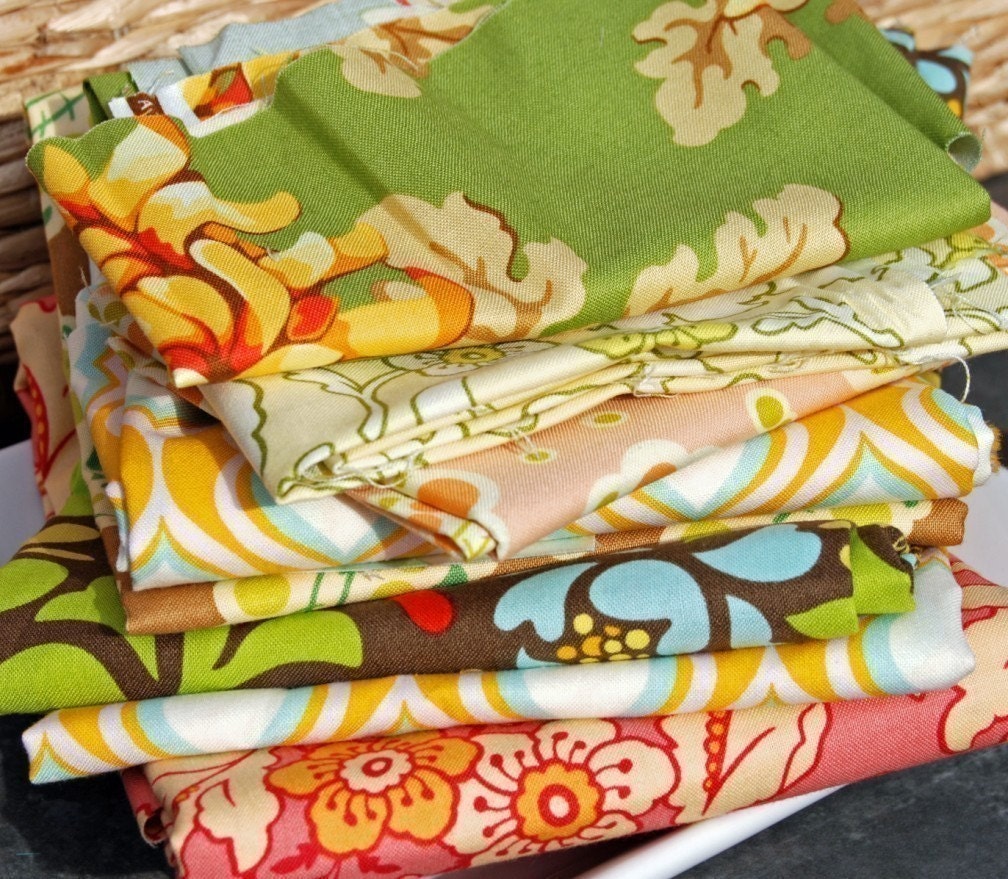 Heather Bailey Remnant Scrap Pack - 5 oz.  size - Please Read Description Before you Purchase
