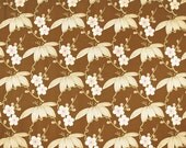SALE  1 Yard of Amy Butler - Midwest Modern 2 - Trailing Cherry in Brown
