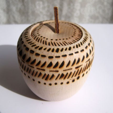 Babushka Wooden Apple Box