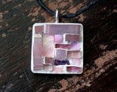 Pink Mosaic Pendant