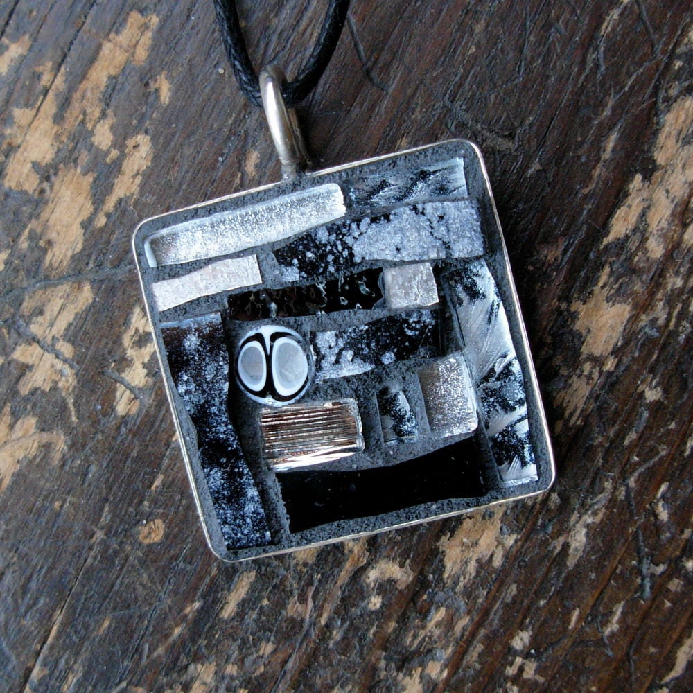 Film Noir Mosaic Pendant