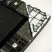 Grace in Black and White: Silkscreen Print and Mosaic Frame from Marzanne Collaboration