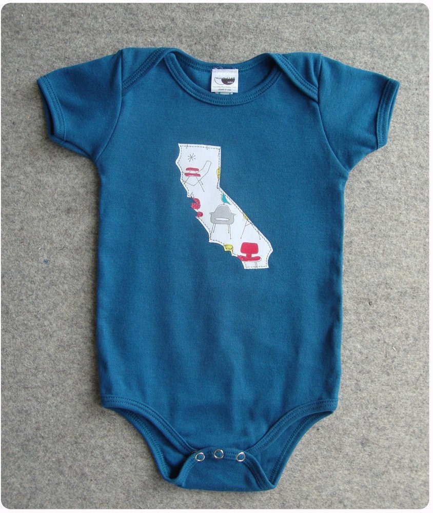 california organic onesie galaxy blue any state custom 6-12-18m 2,4,6 tee