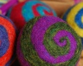 Felt Ball Kit - Plum Moss Colorway