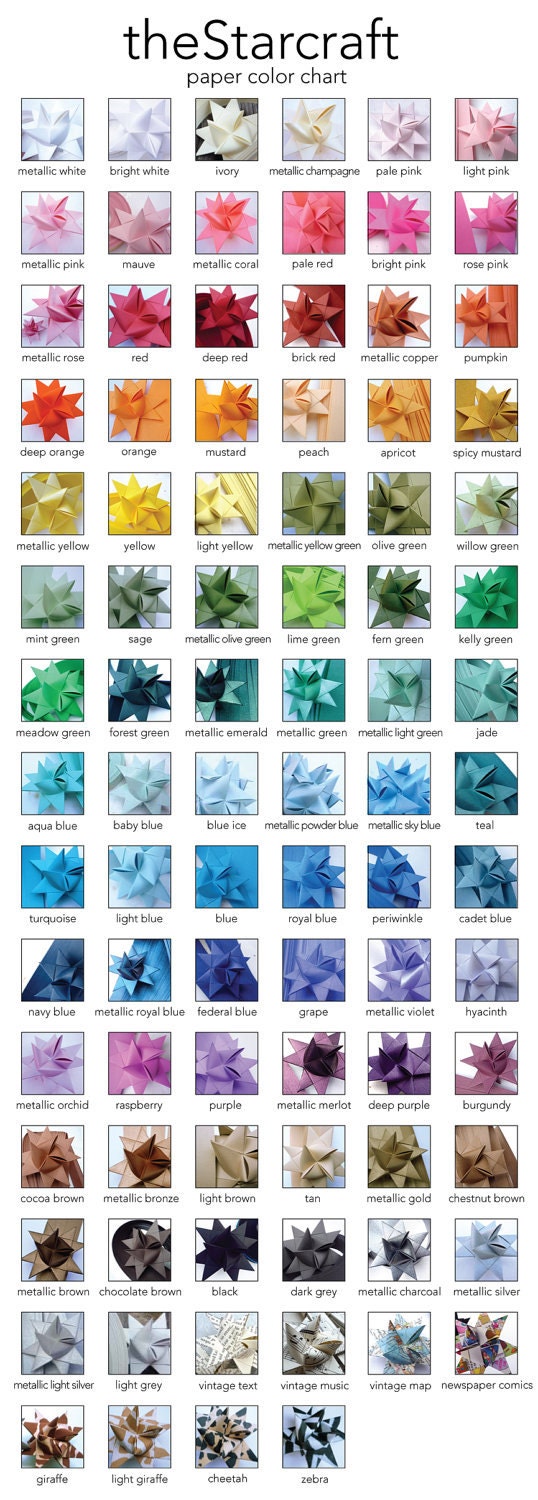 Custom Colors Chart