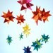 Baby Mobile Hanging Origami Stars -'Ursa Minor' Rainbow