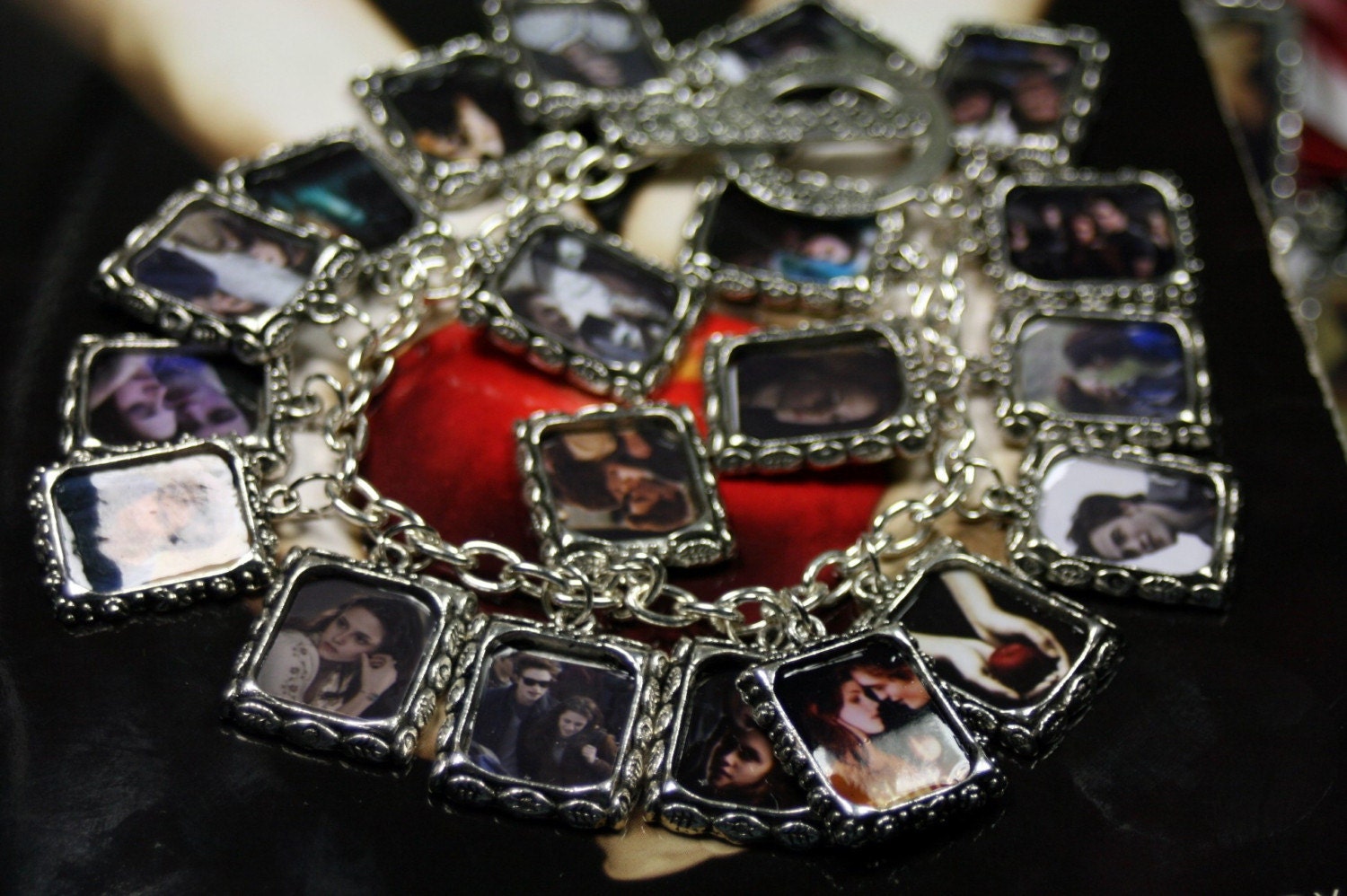 ULTIMATE Twilight Photo Charm Bracelet 20 Photos Find Your Favorite by Shadesongs