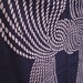 vintage textile Japanese Serizawa Knot indigo repro print on fabric