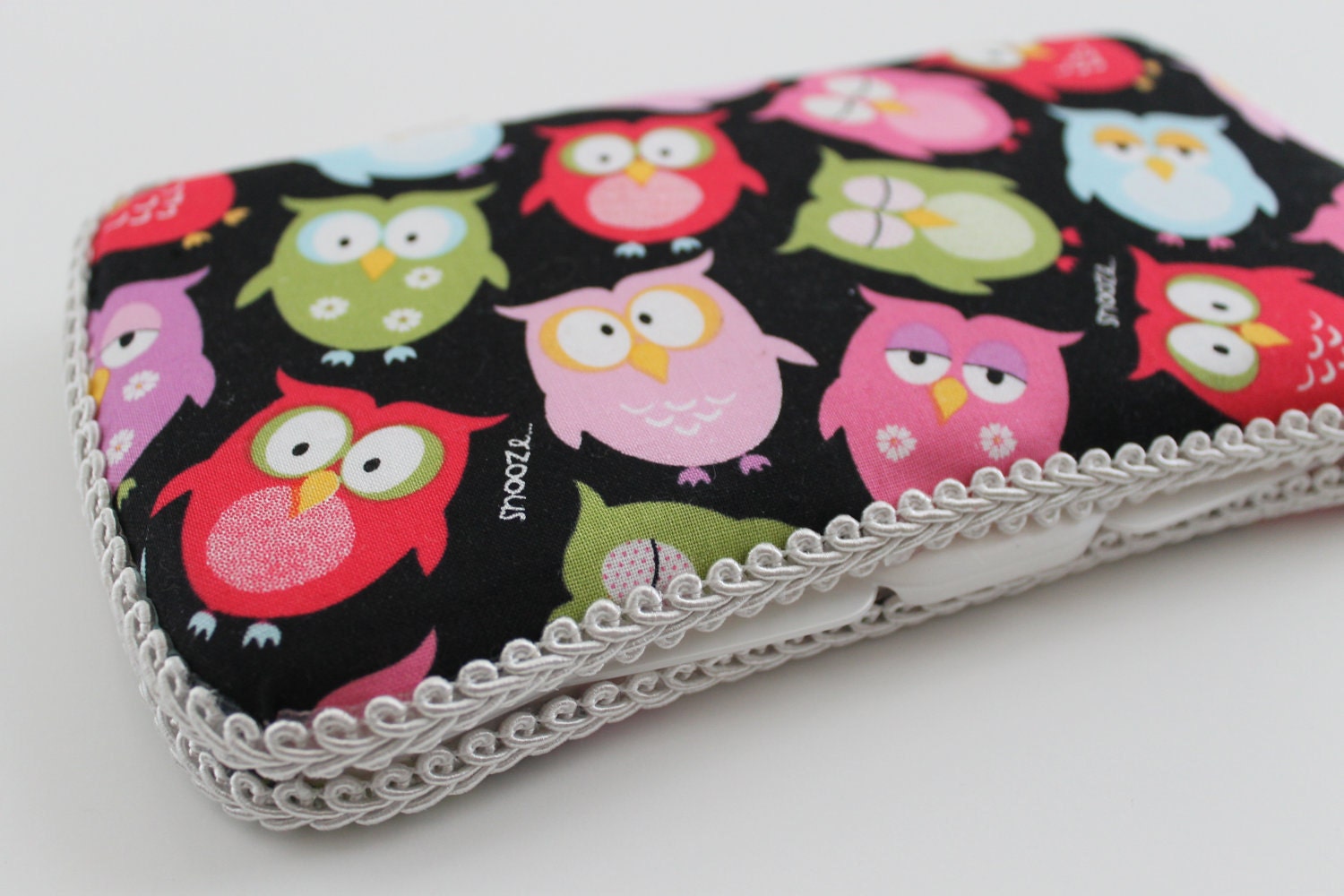 Boutique wipes case - hooty owl