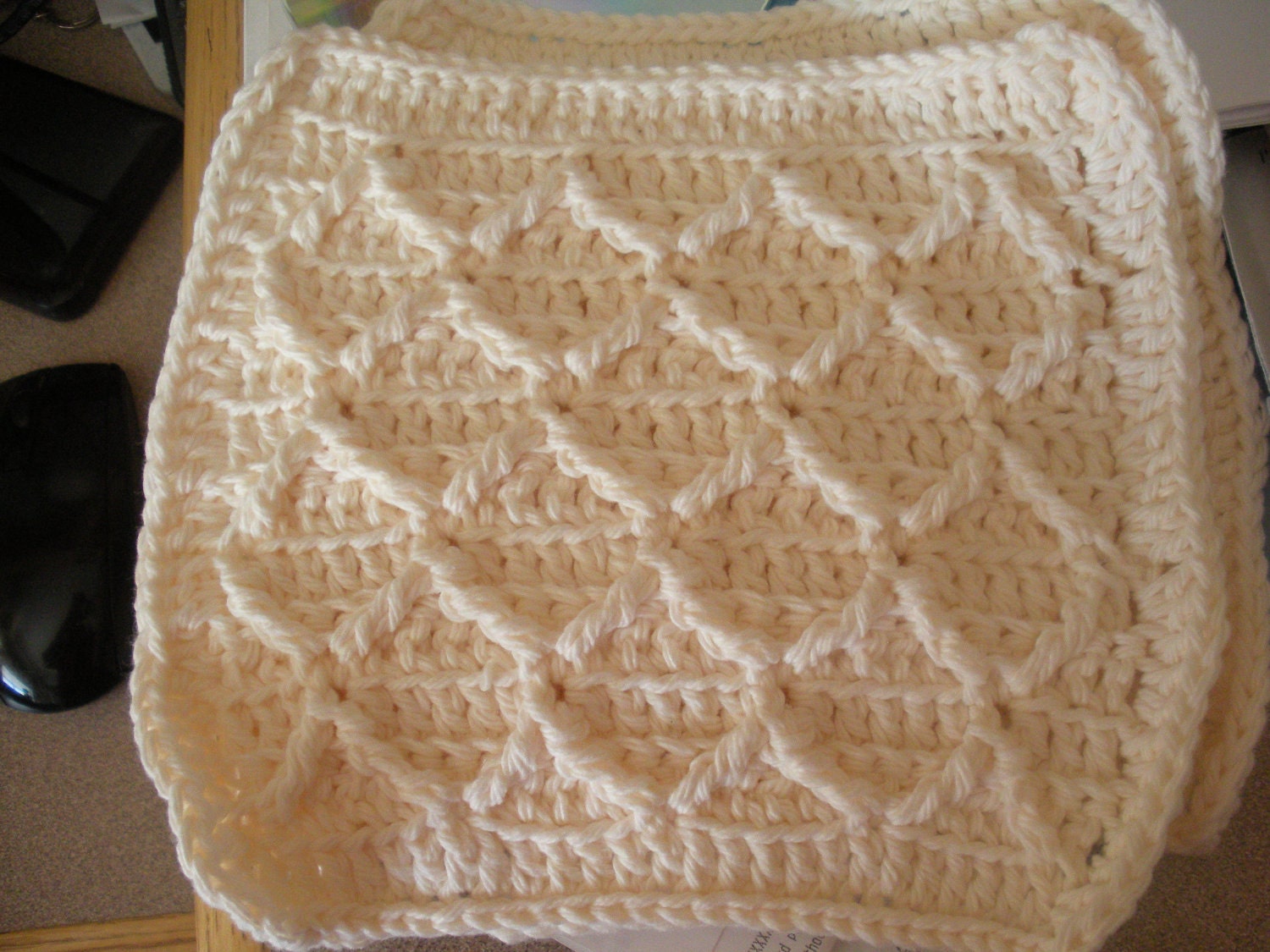 2 fancy diamonds wash cloths - choose your color