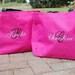 Personalized Bridesmaid Totes --Set of 7- -