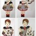 Owl Mask Dolly-- Original Folk Art DIY Articulated Paper Doll Set