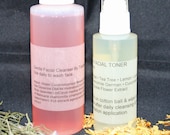 Face Wash Facial Clarifying Toner Set Savings Facial Care Daily Use from Toadstool Soaps