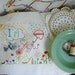 I'm Sew Happy Stitching Sampler printed Fabric Block DIY Embroidery Just Stitch, Ready to Stitch