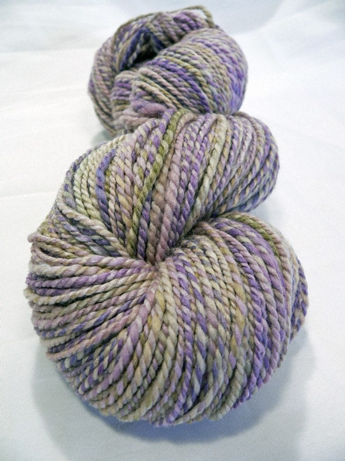 SALE Plum Grove Handspun Merino Silk Yarn