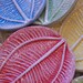 Leafy Tapas Plate- small red leaf dish