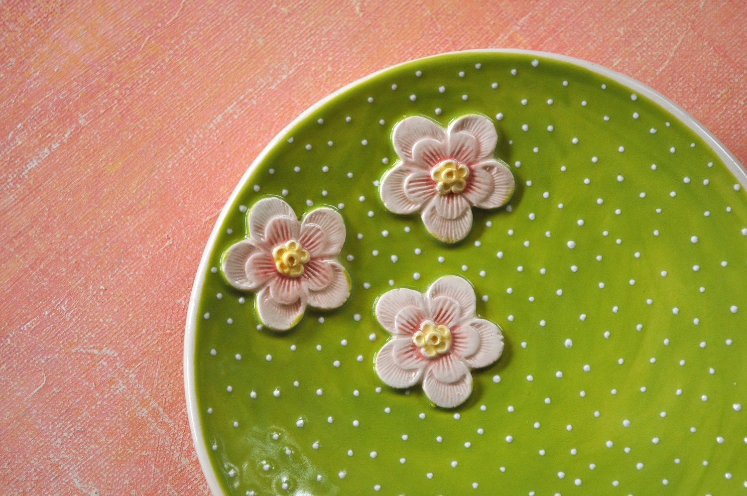 The Dotted Lime- tidbit plate