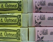 Unscented Goat Milk Soap for crazy sensitive skin  fragrance free  olive oil  honey