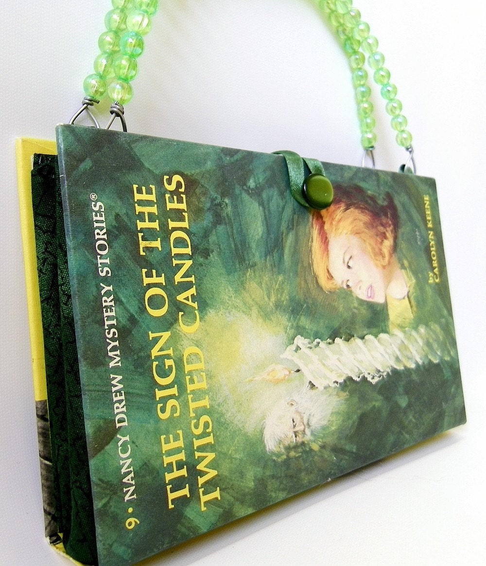 Nancy Drew Book Handbag Purse Twisted Candles