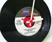 Record Wall Desk Clock Michael Jackson 1965