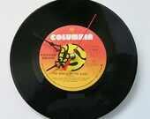Record Wall Clock or Desk Clock - Middle of the Night