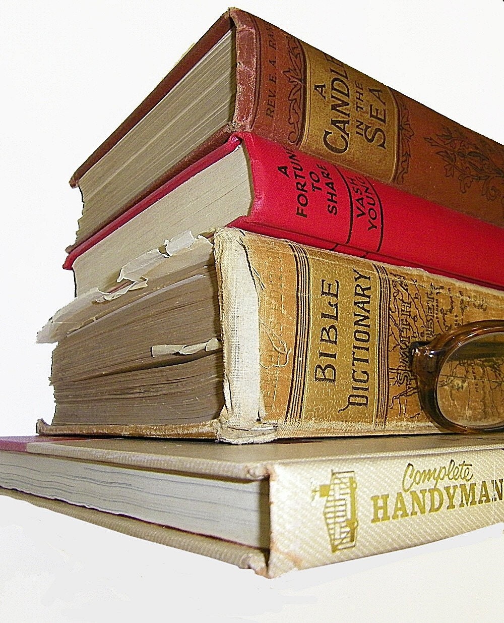 Floating Bookshelf Hardy Boys Book shelf Wall Shelf Twisted Claw Upcycled shelf Home Decor or Office bookshelves