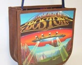 Sale! Boston Vinyl Record Purse Handbag