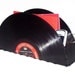 Vintage Vinyl Record Storage Container Retro Home Decor Record Office Desk for Accessories