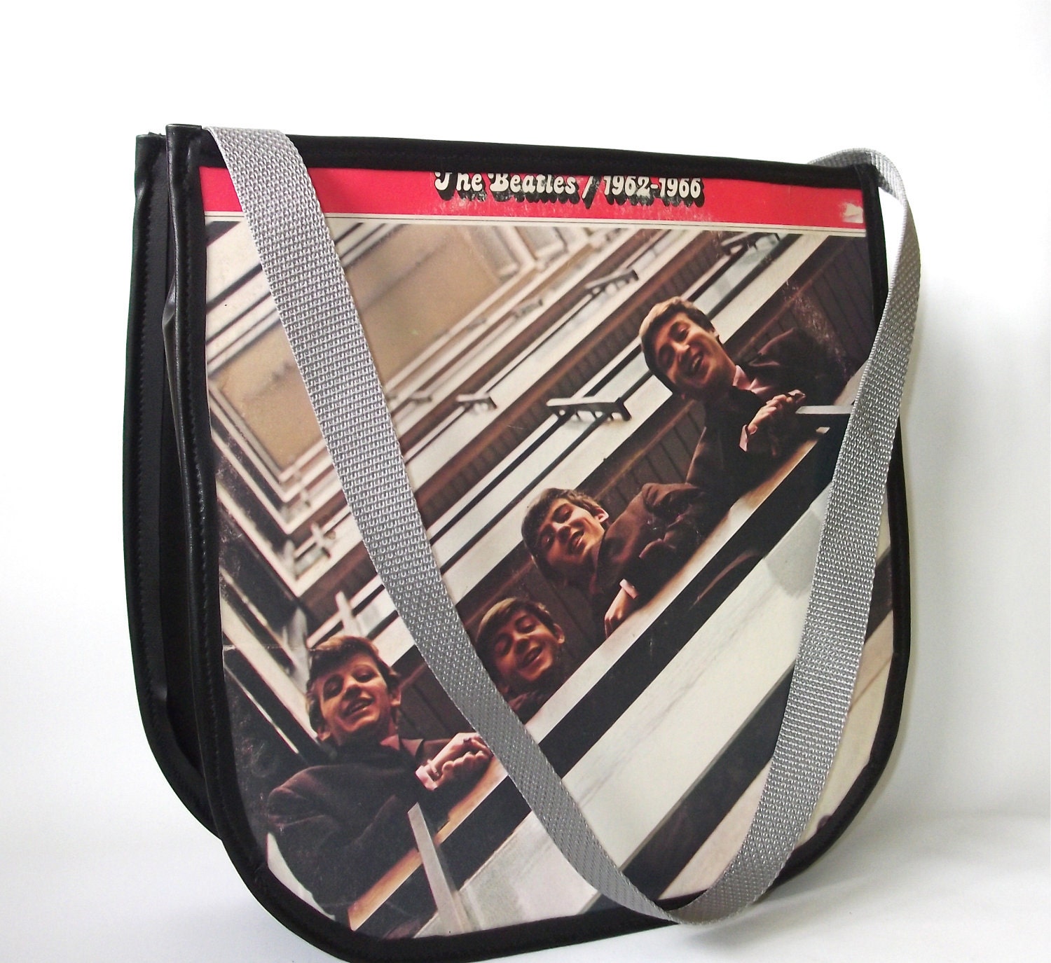 Beatles Vinyl Record Purse 1962-1966 Beatles Record Album LP Handbag
