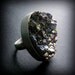 Metallic Druzy Ring, Handforged Sterling Silver - Intergalactic Quarry