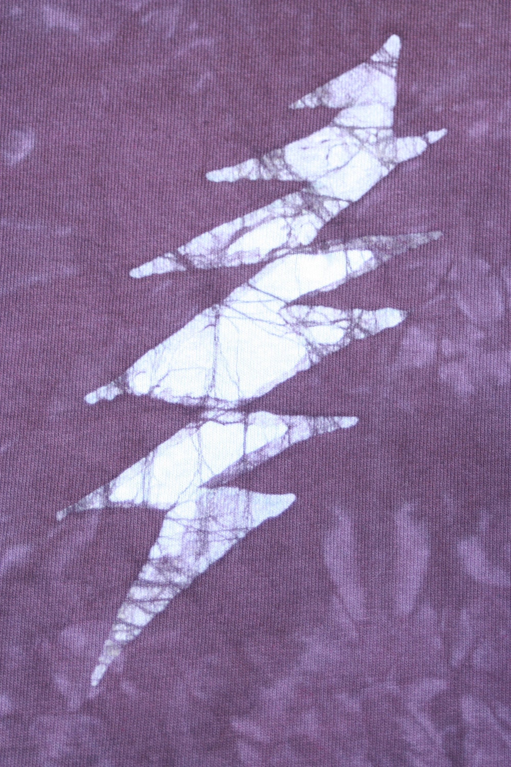 Batik Lightning Bolt T Shirt- Size S, L or XL