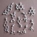 molecule earrings - pick your own pair